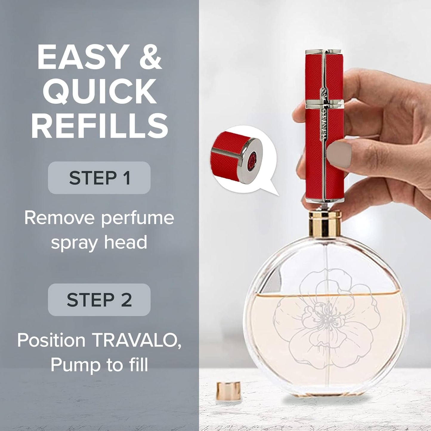 Travalo Milano Perfume Atomizer - Red
