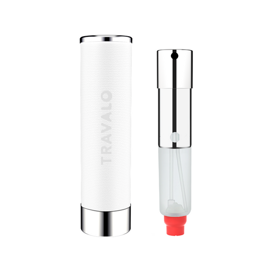 Travalo Walzer Refillable Perfume Atomizer - White Leather