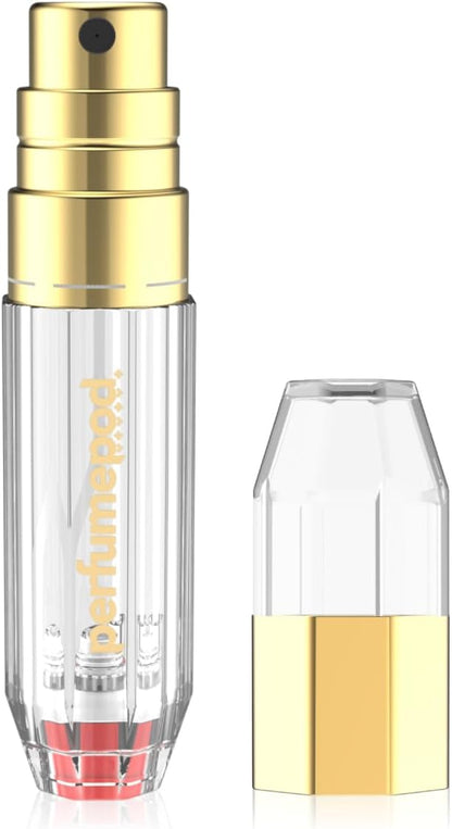 Refillable Atomizer Perfume Pod Crystal - Classic Gold