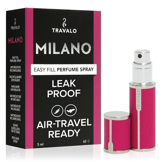 Travalo Milano Perfume Atomizer - Hot Pink
