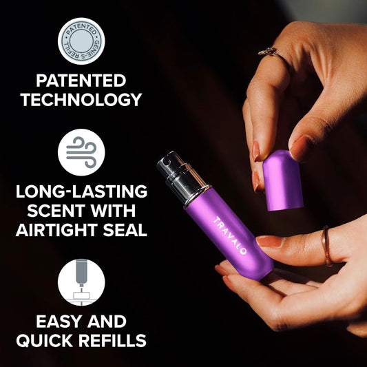 Travalo Classic HD Perfume Atomizer-Purple 0.17oz