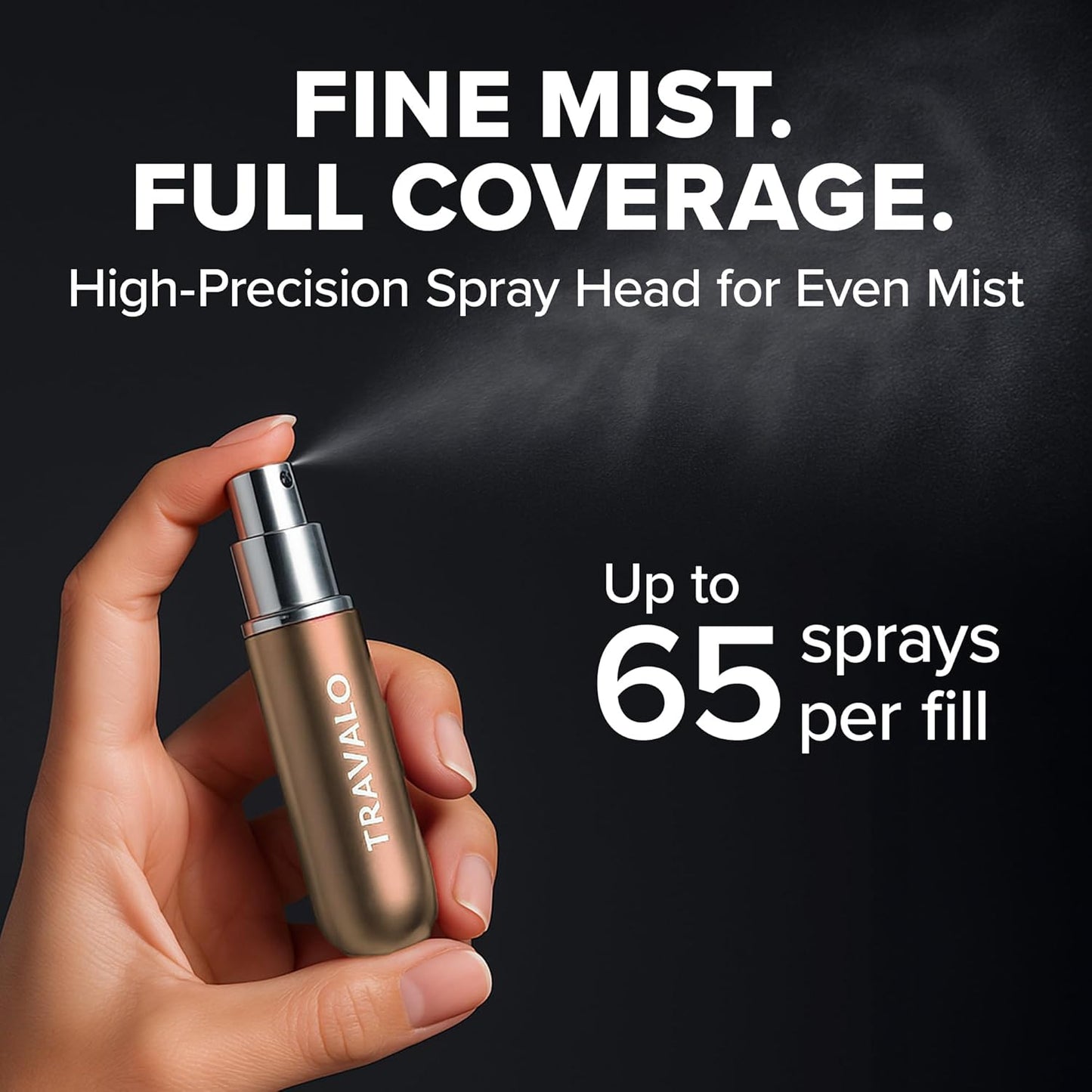 Travalo Classic HD Perfume Atomizer -Gold 0.17oz