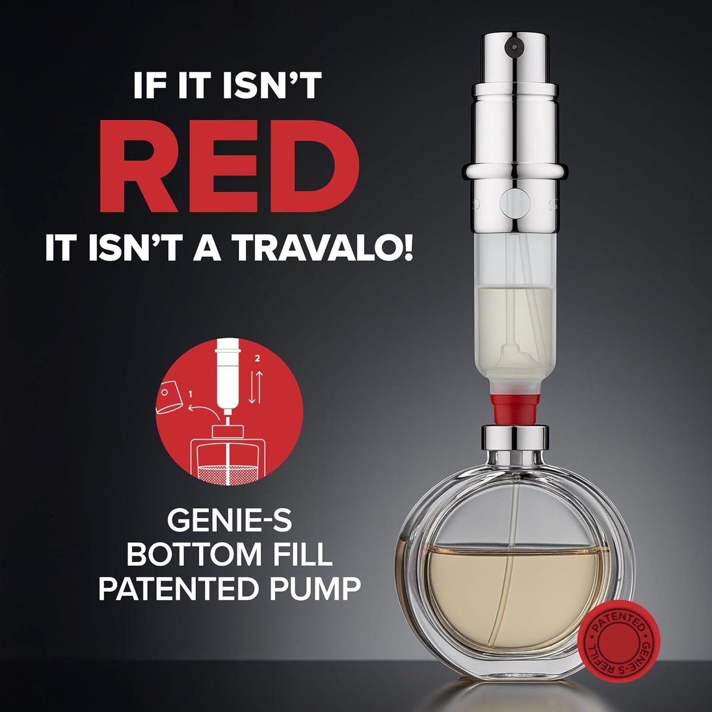 Travalo Classic HD Perfume Atomizer -Gold 0.17oz