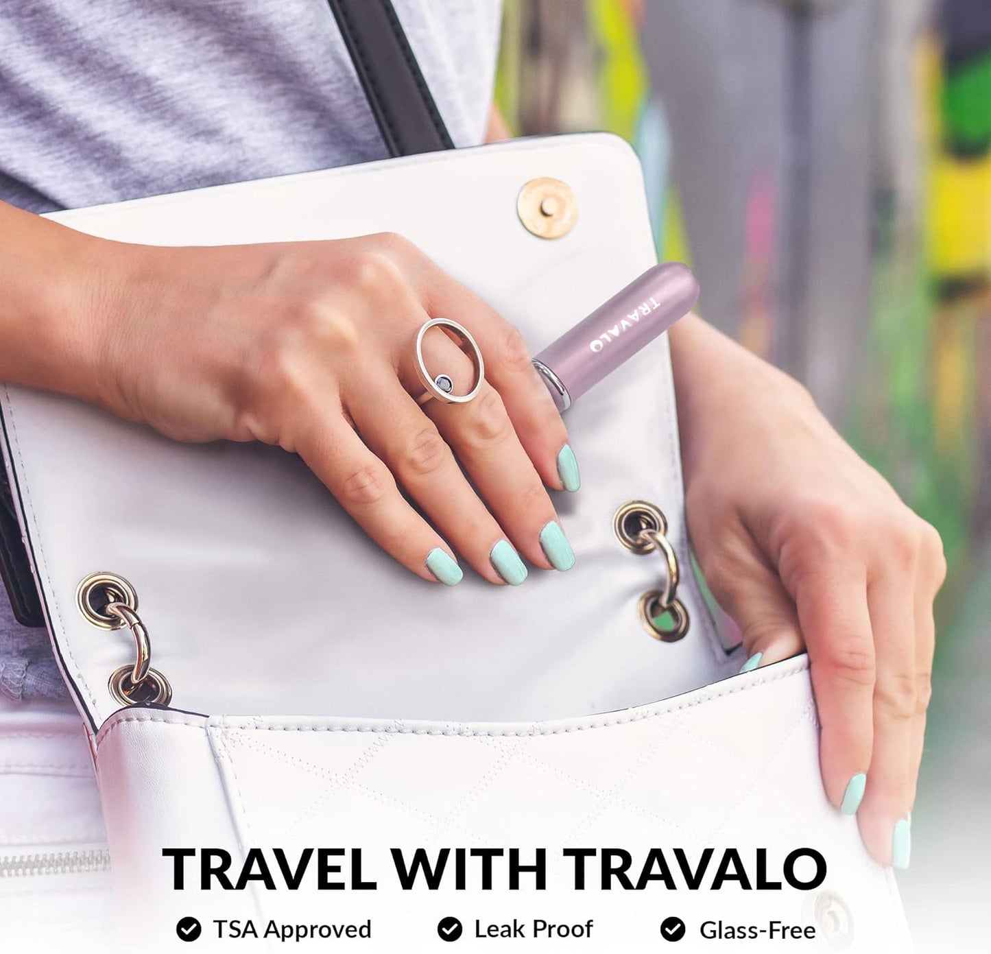 Travalo Bijoux Oval Refillable Atomizer - Red