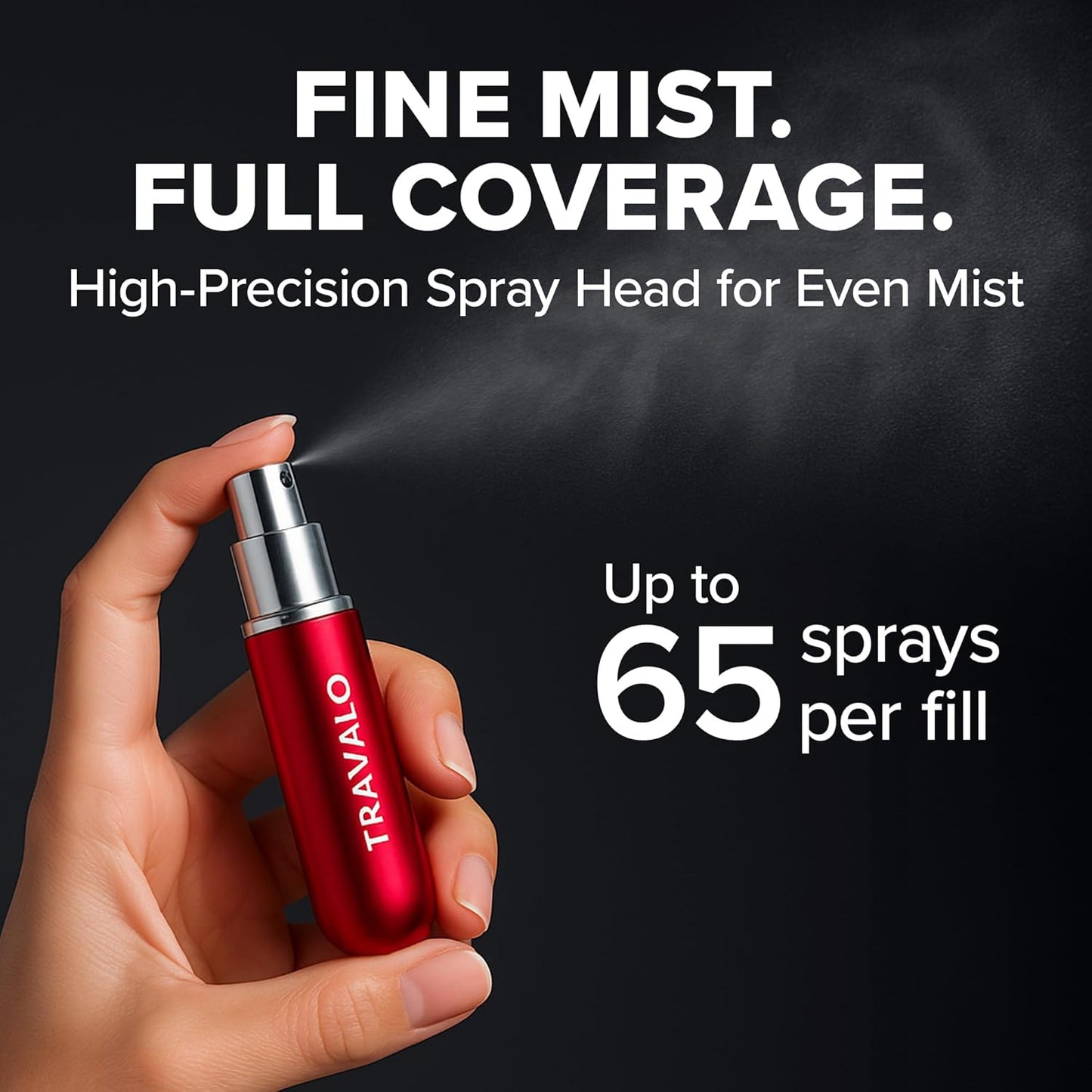 Travalo Classic HD Perfume Atomizer -Red 0.17oz
